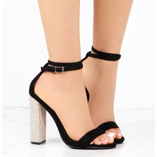 2021 Summer Fashion sandals Women high heels cross strap Sandals Summer Shoes Party Wedding Rhinestone Sexy High Sandals