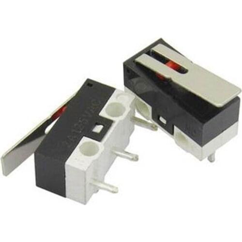 50pcs mouse switch 3 pins switches mini mouse button with handle high quality key 1A 125V AC wholesale price