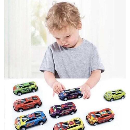 6pcs Children Toy Car Set Simulate Pull Back Cars Toy Kids Race Car Plaything Pull Back Cars For Kids Boys Birthday Gifts Party