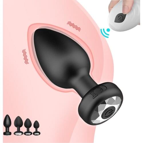 Anal Vibrator for Man Wireless Remote Control Silicone Butt Plug for Gay Plug Sex Toy for Woman Adult Products Prostate Massager