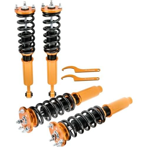 Coilover Coil Suspension Spring Struts Full Set For Honda Accord 2003-2007 for DX EX LX SE Acura TSX 04-08 Damper Force Camber