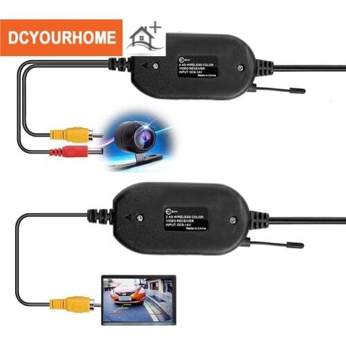 2.4GZ wireless reversing camera Rear view camera connector Car wireless receiver receiver