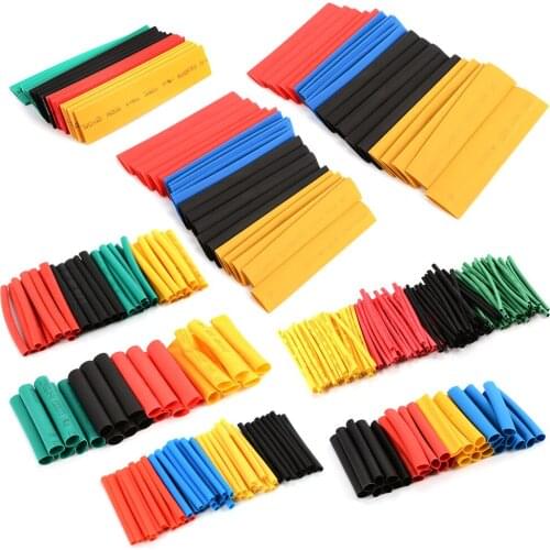 328Pcs Electrical Cable Heat Shrink Tube Tubing Wrap Wire Sleeve Kit for Car F4 Flight Controller Dshot ESC FPV Racing Drone
