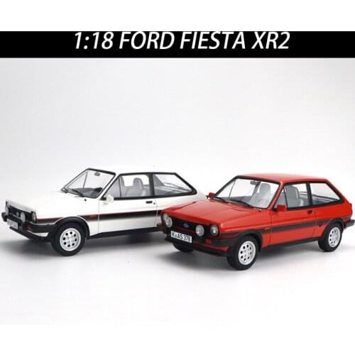 1:18 Scale FORD FIESTA XR2 Alloy Classic Car Model Metal Diecast Toy Vehicle for Collection Souvenir Display Collectible Gift