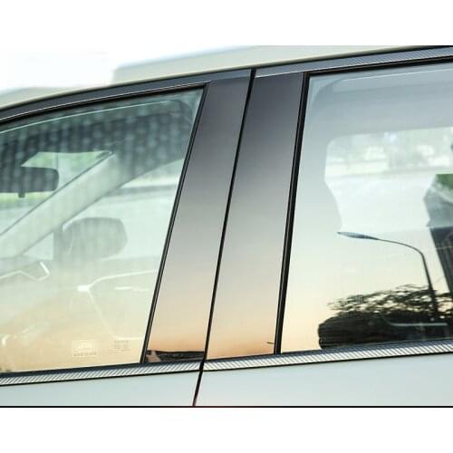Car Window Pillar Trim Sticker For Toyota Corolla Cross 2020 2021 Accessories Styling