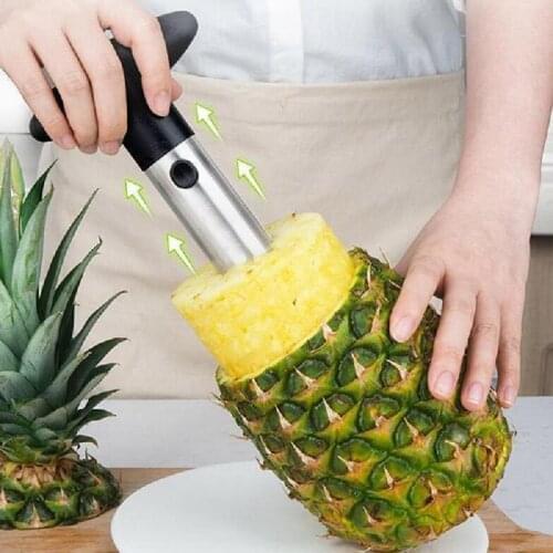 Pineapple Slicer Clips Stainless Steel Pineapple Eye Peeler Practical Easy Fruit Peeler Pineapple Slicer Cutter Fruit Tool