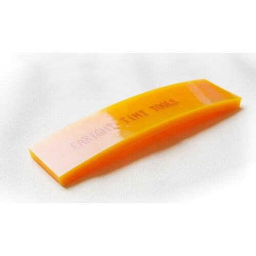 Durable Rubber Squeegee Blade for Car Vinyl Film Window Tinting Wiper Scraper Water Ice Cleaning In Orange MO-60