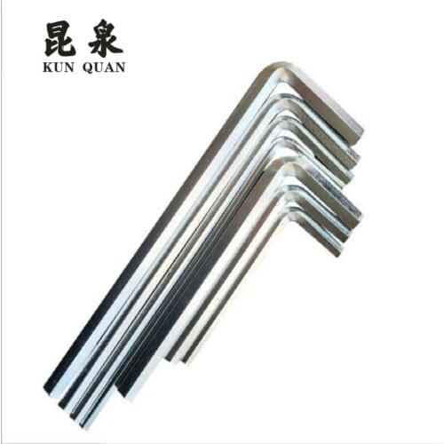 Manufacturers straight hexagon tool high quality hexagon wrench 5mm length 100pcs in a package