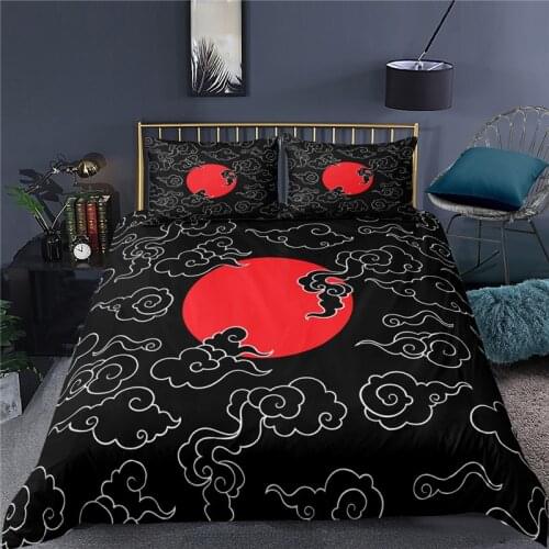 Luxury 3D Japanese Style Print Home Living Comfortable Duvet Cover Set Kids Bedding Set Queen and King EU/US/AU/UK Size