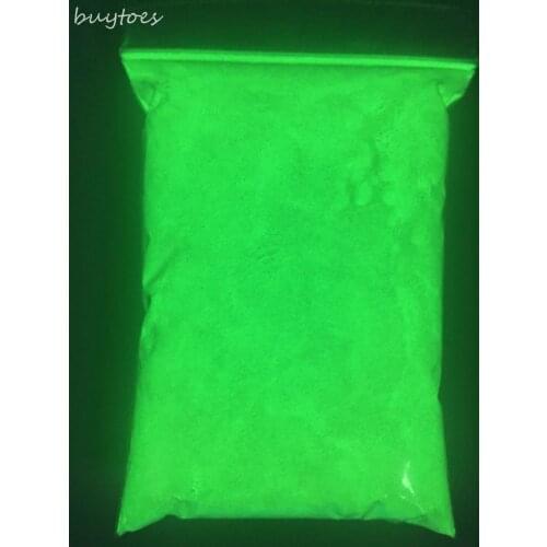 Buytoes yellow green luminous powder for nail glitter,fluorescent powder for body paint,3colors glow in the dark powder,DIY nail