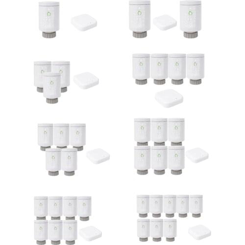 Tuya Wifi ZigBee Thermostatic Radiator Actuator TRVThermostat Programmable Alexa Voice & Phone APP Remote Control HY368