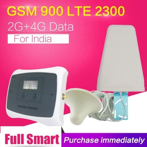 India Saudi Arabia Full Intelligent GSM 900 4G LTE TDD 2300 Mobile Signal Booster Amplifier GSM 4G Cell Phone Cellular Repeater