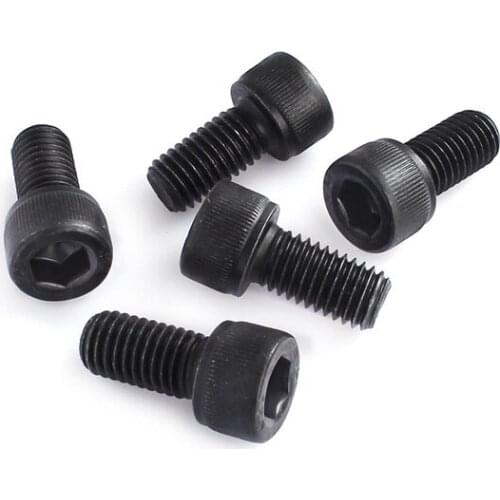 Black/White Nickel 12.9-class hexagonal cup head cap screws M1.6*3 3.5 4 5 6 7 8 10 12 14 16 20