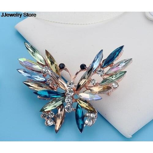 1PC Rinhoo Natural Animals Brooch Pins Butterfly Brooches For Women Men Jewelry Gift Cute Elegant Fashion Accessories