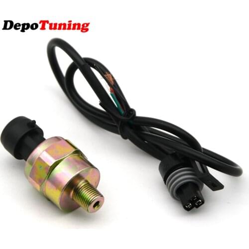 1/8" NPT Electronic Transmitter Oil Pressure Sensor Transducer 1.2 MPa 174 PSI DC5V For Water Gas Air Oil Fuel Car Stai
