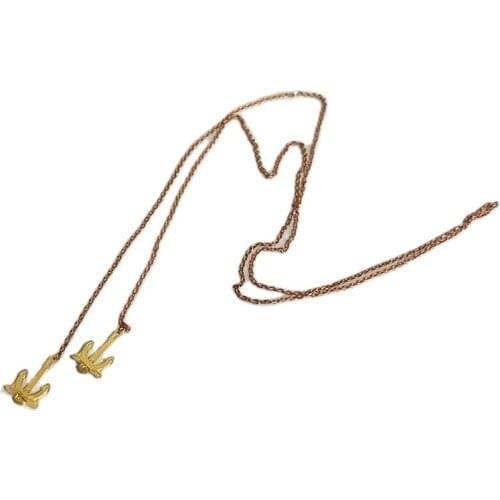 2pcs PE 1/350 Scale Model Ship Copper Anchor Chain CY350022 Length 20cm for RC Sail Boats 1:350 Battleship Model DIY Spare Parts