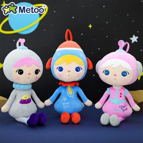 2021 Metoo 50cm Dolls Stuffed Toys For Kids Infants Birthday Gift Soft Plush Cute Astronaut Rocket Spaceship Toys For Girls Baby