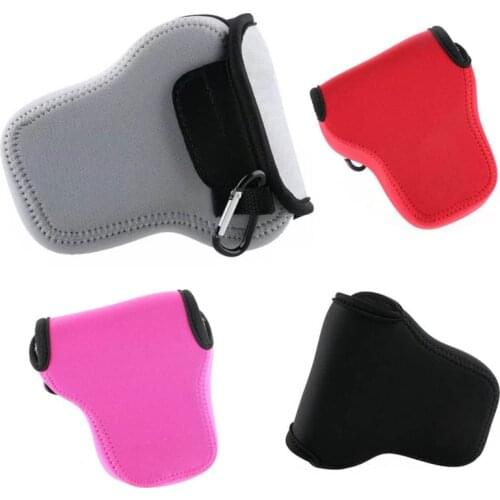 5 Colors Protective Neoprene Soft Triangle Inner Camera Bag For Canon EOS M10 15-45mm Lens Camera Pouch Case Cover