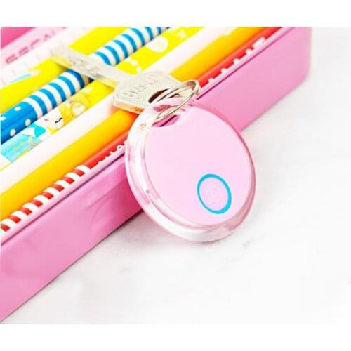 Bluetooth Anti-Lost Locator Tracking For Wallet S8 Crystal Round Smart Anti-lost Object Tracking Positioning Location Finder