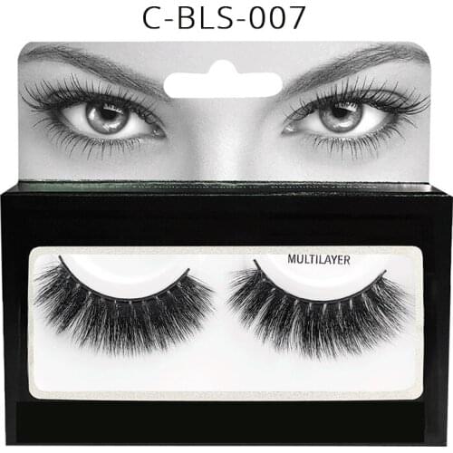 Cursavela 1 pair natural long false eyelashes hand make 3d volume mink lashes extension reusable strip eyelashes black thin band