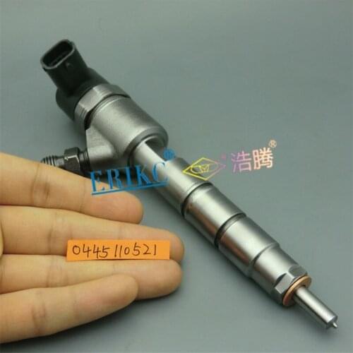 ERIKC Injector 0445110521 CRDI Injector Assy 0 445 110 521 Auto Diesel engine Injector Common Rail Nozzle 0445 110 521