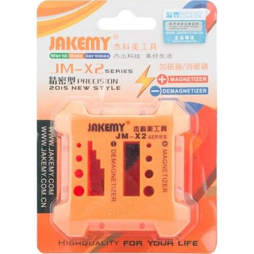 Orange JM-X2 Support Wholesale Magnetizer Demagnetizer Tool Screwdriver Magnetic Pick Up Tool Screwdriver Magnetic Degaussing