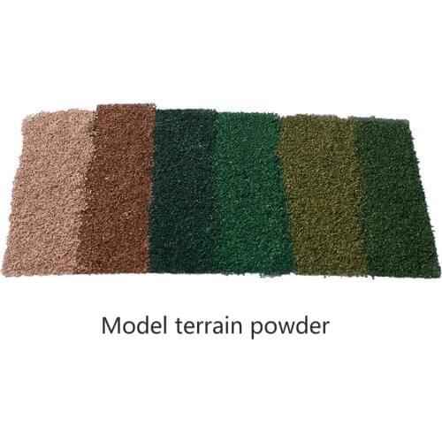 DIY Terrain Powder Making Scene Building Train Material Sand Table Landscape Toy Simulation Miniature Diorama