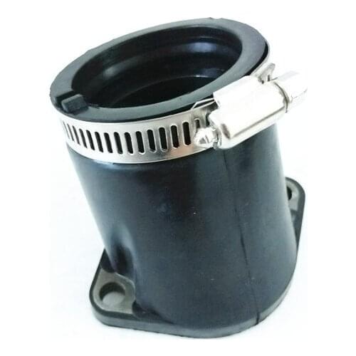 Motorcycle Carb Intake Carburetor Interface Boot Joint Fit for Kawasaki KVF400 Prairie 2WD/4WD 16065-1337