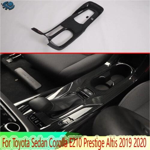 For Toyota Sedan Corolla E210 Prestige Altis 2019 2020 Gear Shift Panel Center Console Cover Trim Frame Car Styling Sticker