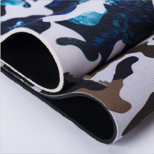 4 yards camouflage printed polyester neoprene, luggage, mouse pad, childrens school bag, lunch bag, waist protection fabric