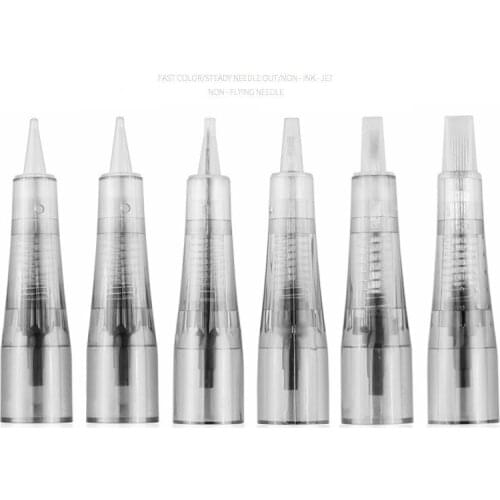 Disposable Tattoo Needle Cartridges 5Pcs/Set 1/3/5P/7U/11U/Double Line 15 Needle for Eyebrow Lip Makeup MTS Beauty