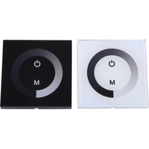 DC 12V-24V Touch Switch Panel Dimmer Wall Switch LED Light Strip Controller Switch Wholesale