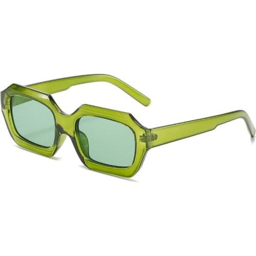 New Square Frame Sunglasses Women Fashion Vintage Sun Glasses Female Shades Solid Lenses Eyewear UV400