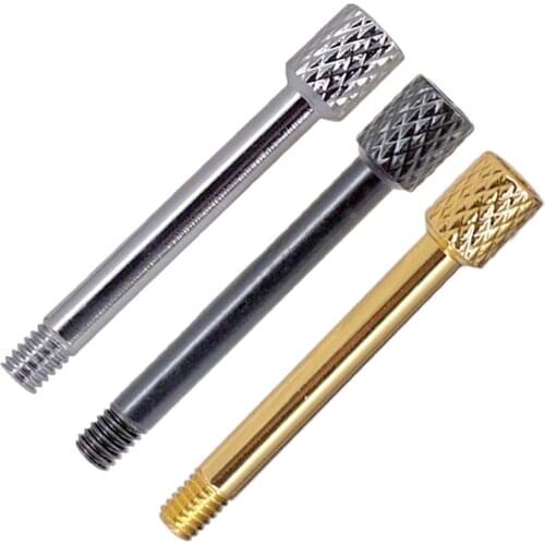 6pcs/set Electric Guitar Tremolo Double Bridge Double Shake Vibrato System Saddle Clamp Lock String Brass Screw Guitar Accessory