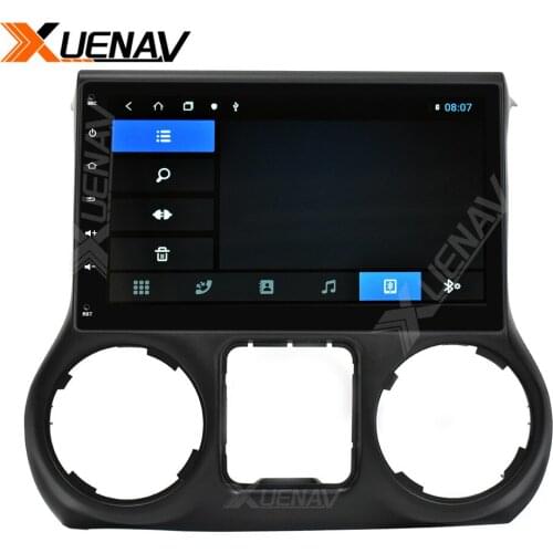 XUENAV Android System Car GPS For-Jeep Wrangler 2011-14 Vertical Screen GPS Navigation Multimedia Radio DVD Player Head Unit