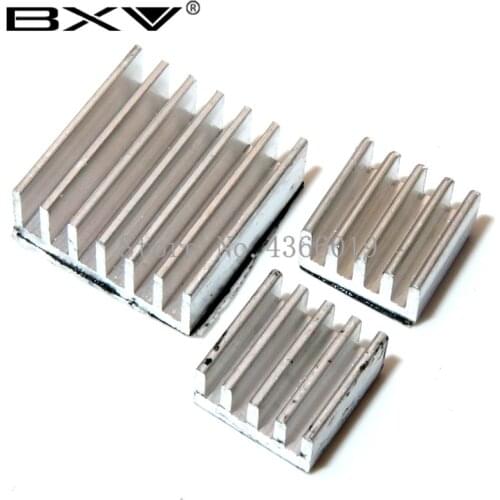 1Set/lot Adhesive Raspberry Pi 3 Heatsink Cooler Pure Aluminum Heat Sink Set Kit Radiator for Cooling Raspberry Pi 2 B