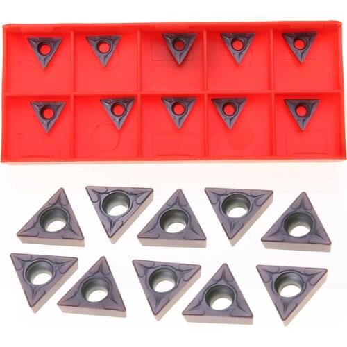 10pcs TCMT110204/TCMT 731 Carbide Inserts 2mm Thickness Blades For Lathe Turning Tool Boring Bar