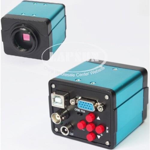 1080P FHD VGA USB 2.0MP C-MOUNT Digital Industrial Microscope Camera BNC AV US