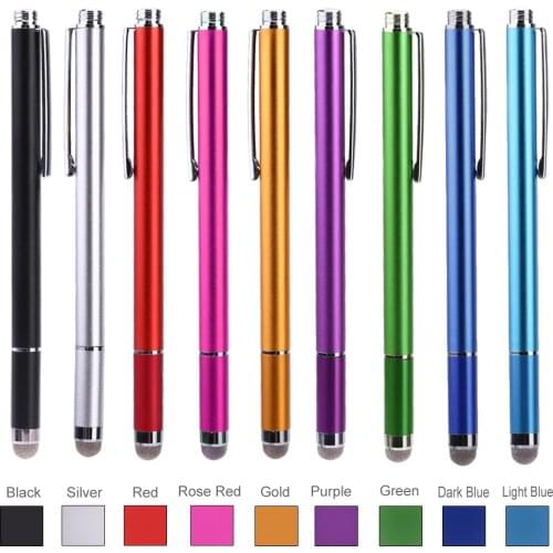 2 In 1 Capacitive Pen Touch Screen Drawing Pen Stylus for iPhone iPad Tablet Mobile Phone High-precision Disc Stylus Pen