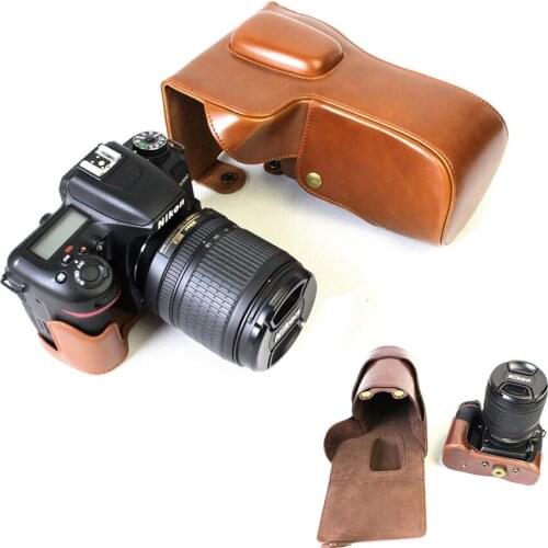 PU Leather case Camera Bag Cover for Nikon D7500 DSLR camera bag protector pouch high quality