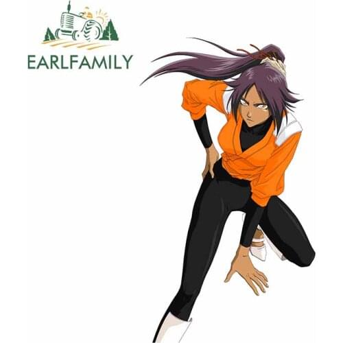 EARLFAMILY 13cm x 7.5cm for Bleach Funny JDM Car Stickers Fashion Fine Decal DIY Anime 3D Vinyl Material Laptop Trunk Decoration