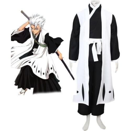Can be tailored Anime BLEACH Cosplay Man Woman Halloween Cos Hitsugaya Toushirou Cosplay Costume Japanese kimono S-3XL