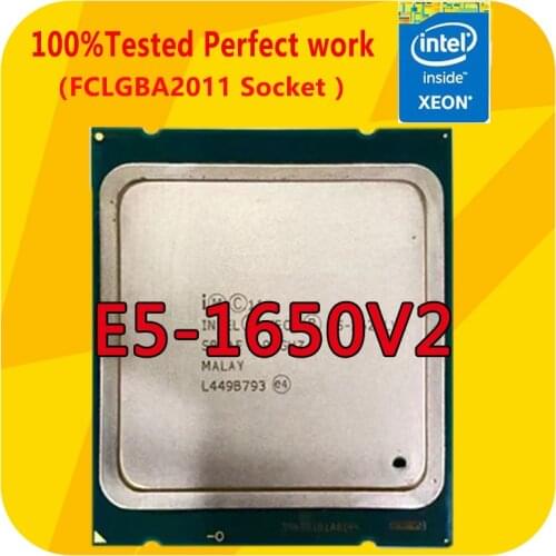 Intel Xeon CPU E5-1650V2 Tocessor 3.5GHz 10-Cores L3 12M LGA2011 For x79 motherboard