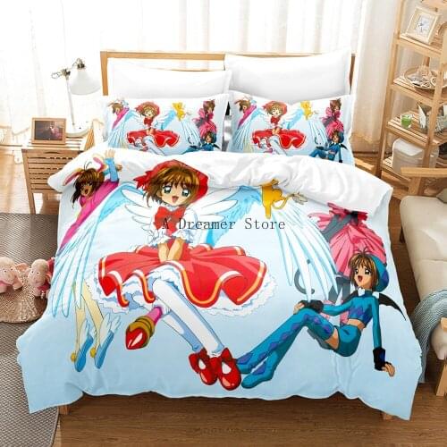 Cartoon Cute Girl Kuro Anime Duvet Cover Set For Kids Gift Sexy Woman Bedding Sets Queen Size 3Pcs Decor Home Bedclothes