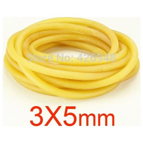 3x5mm 3mm ID 5mm OD natural Medical latex tubing LaTeX tubes rubber tube LTE-F rubber hose rubber band native rubber sac