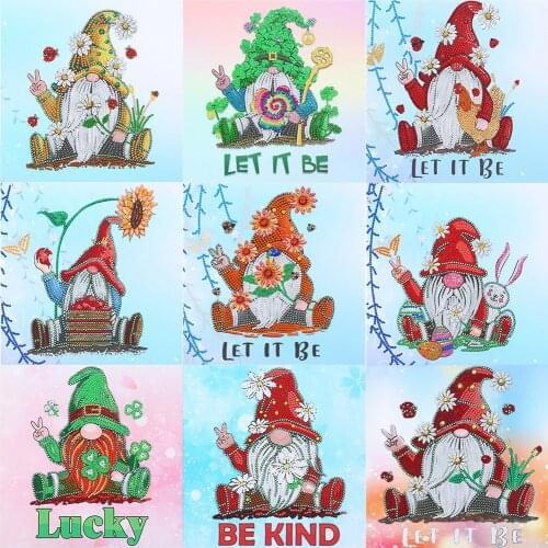 30*30cm Partial Special Shape Drill 5D Diamond Painting Goblin Animation Series Special Shaped Diamond Embroidery Art Home Decor