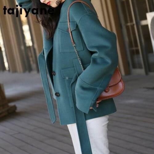 2021 Autumn Spring Coat Women Korean Wool Coat Female Woman Jacket Belt Womens Coats and Jackets Casacos CA006 WPY672