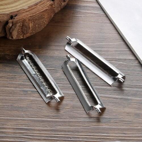 20pcs Stainless Steel Vegetable Fruit Peeler Slicer Shredder Peeler Kitchen Cutter Multifunction Blade Grater Kitchen Accessory