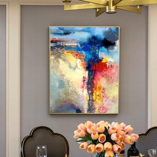 Professional Artist Hand-painted High Quality Abstract Oil Painting For Wall Decorative Modern colorful Canvas Oil Painting