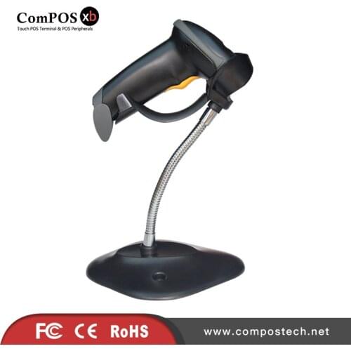 ComPOSxb 1D Automatic Sensing Barcode Scanner Laser Scanning Barcode Bar code Reader with Handsfree Adjustable Stand